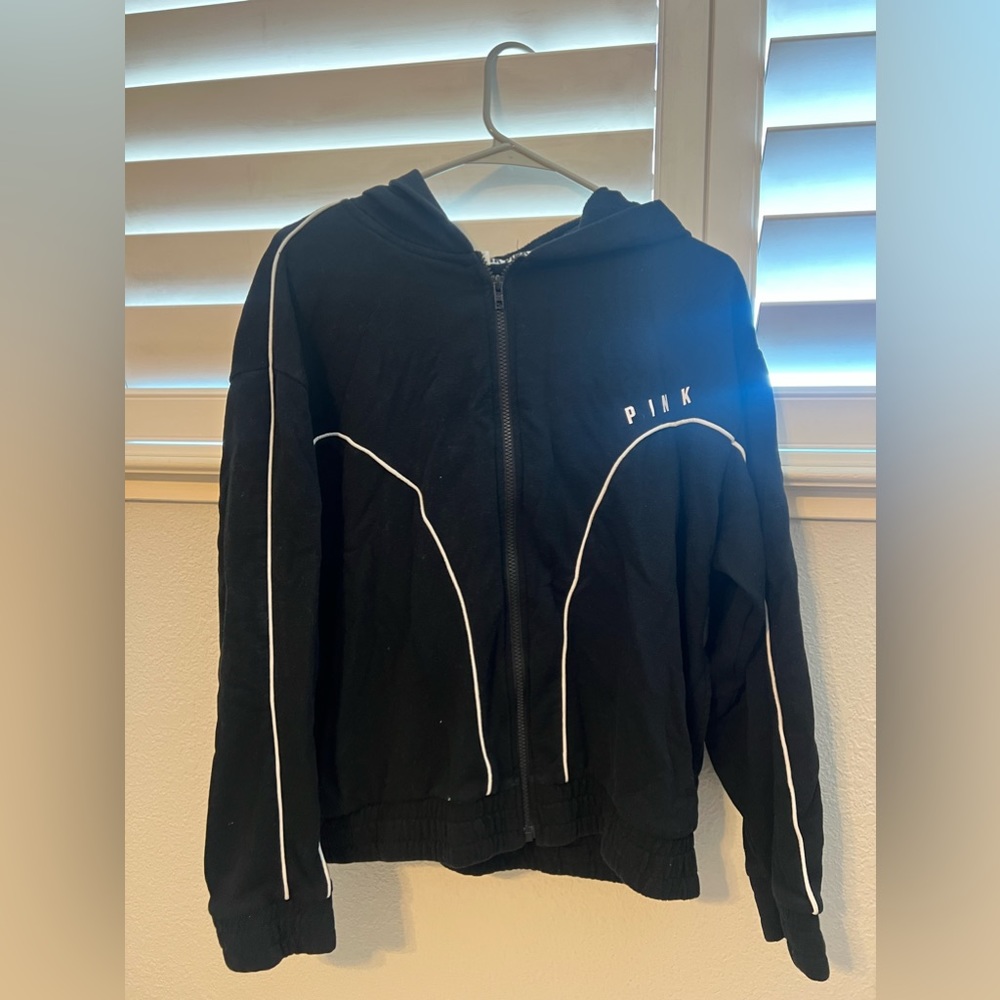 PINK black hoodie size large
